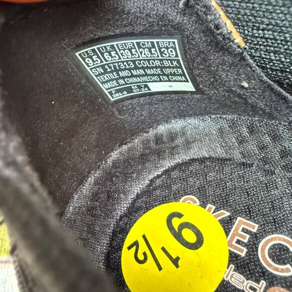 Skecher's Street Women's Black Slip-On Sneakers Size 9.5 Air-Cooled Memory Foam - Picture 5 of 6